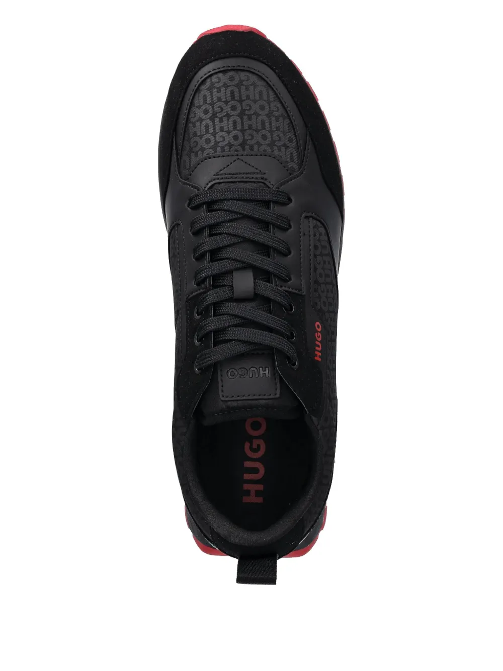 HUGO panelled sneakers Black