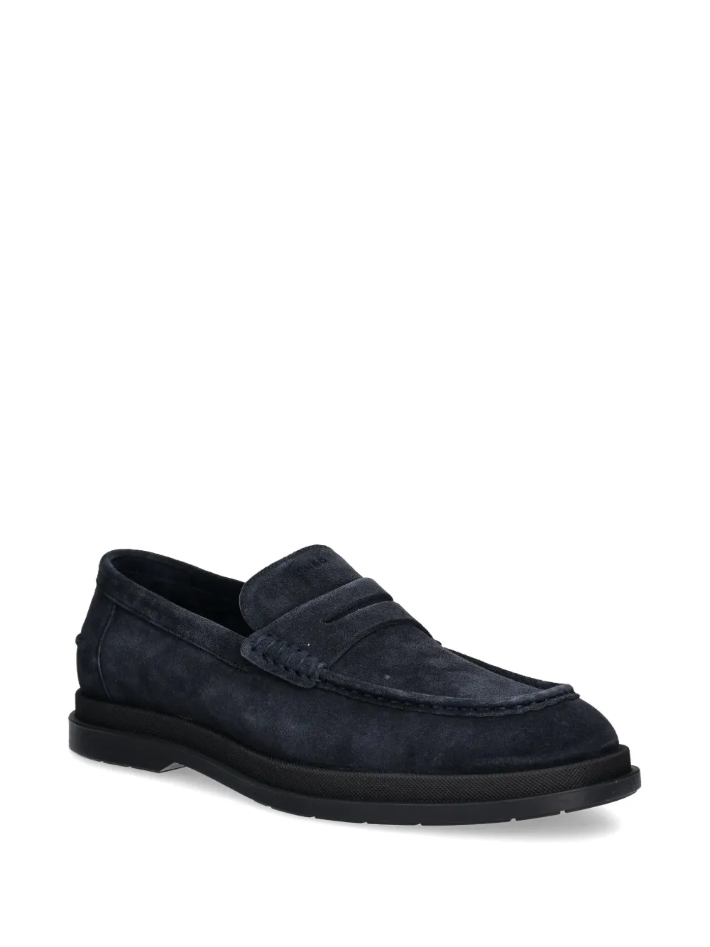 HUGO suede loafers - Blauw