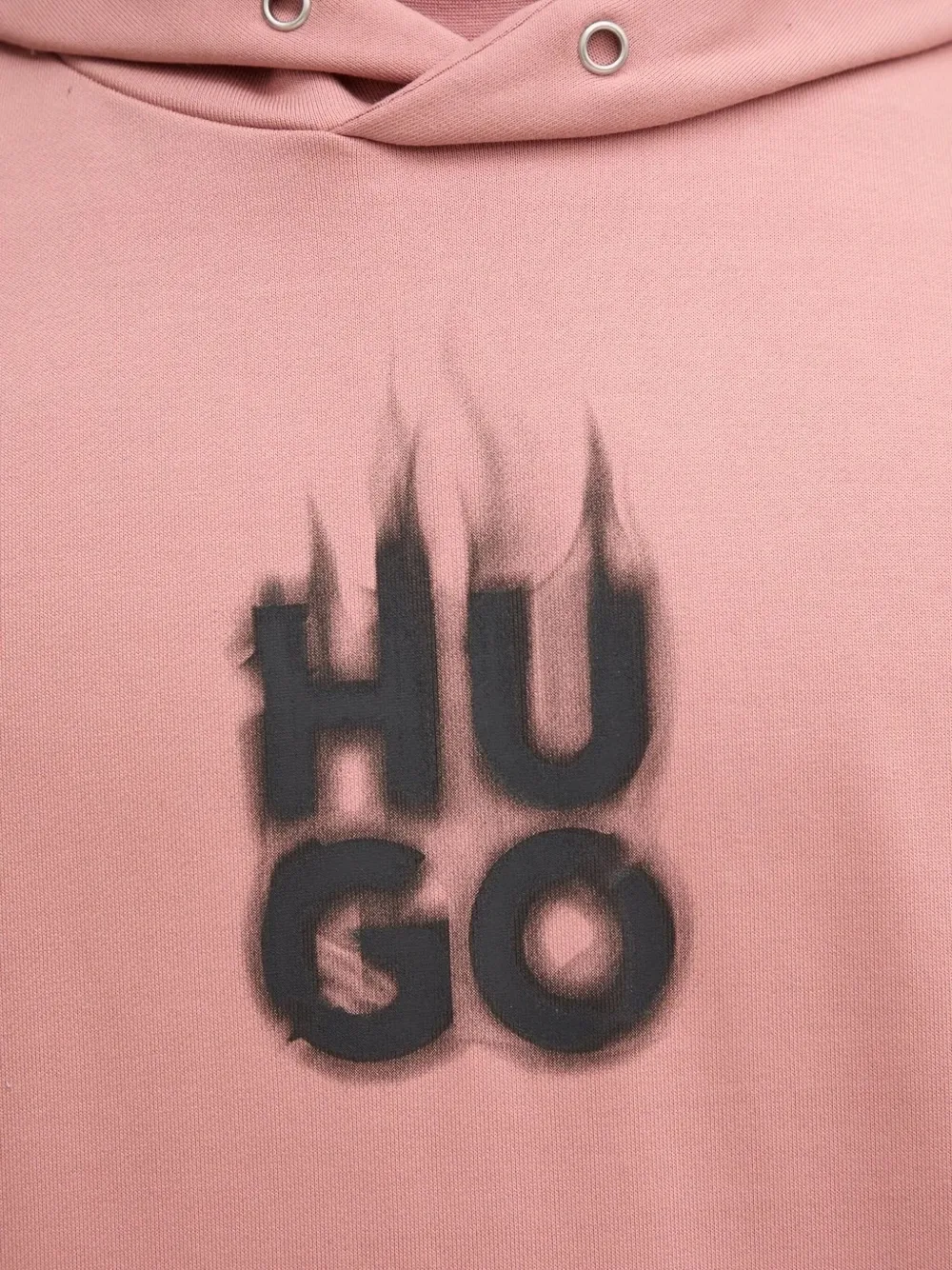 HUGO Hoodie met logoprint Roze