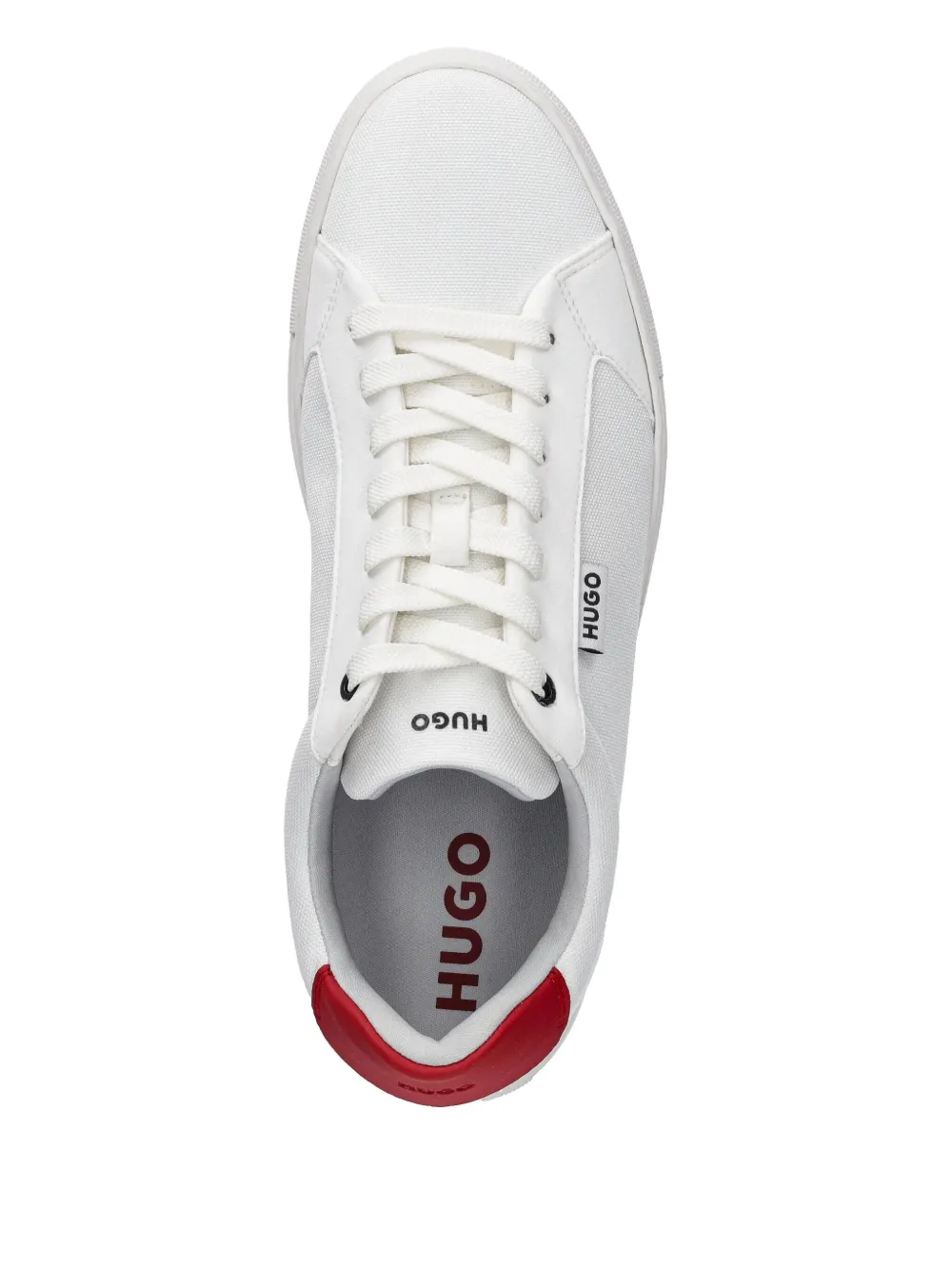 HUGO logo-tag trainers White