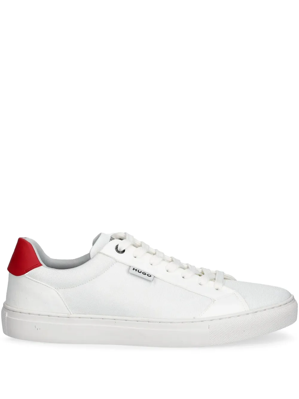 HUGO logo-tag trainers White