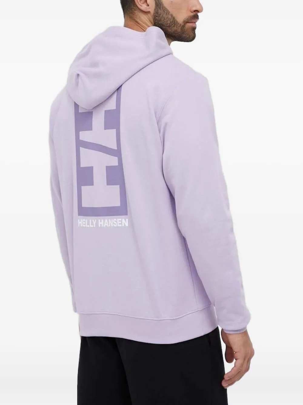 Helly Hansen Hoodie met logoprint Paars
