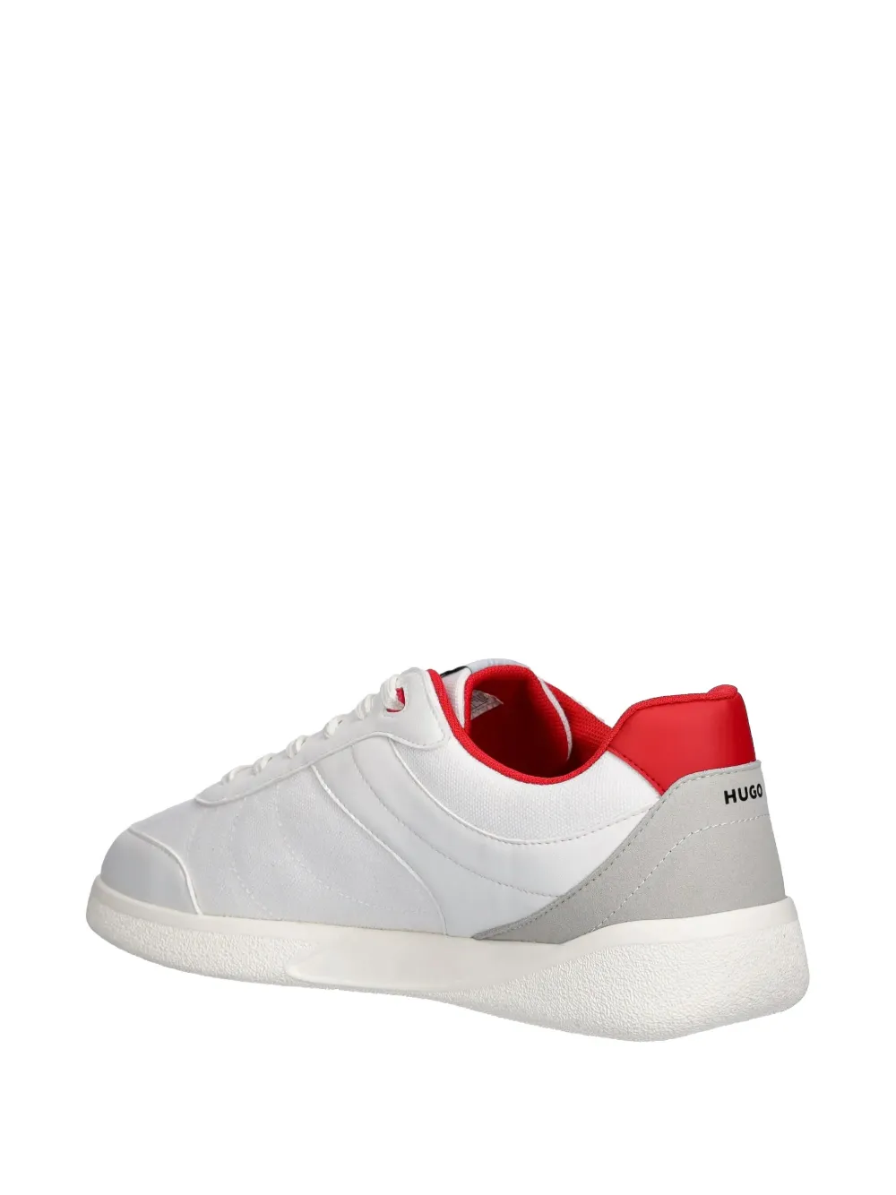 Hugo Boss Panelled Sneakers In White