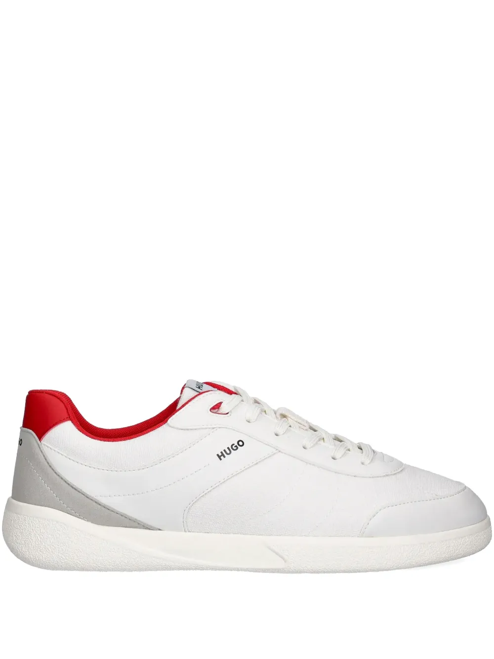 Hugo Boss Panelled Sneakers In White