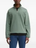 HUGO high-neck half-zip sweatshirt - Green
