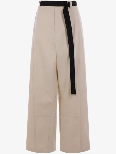 Plan C belted canvas trousers