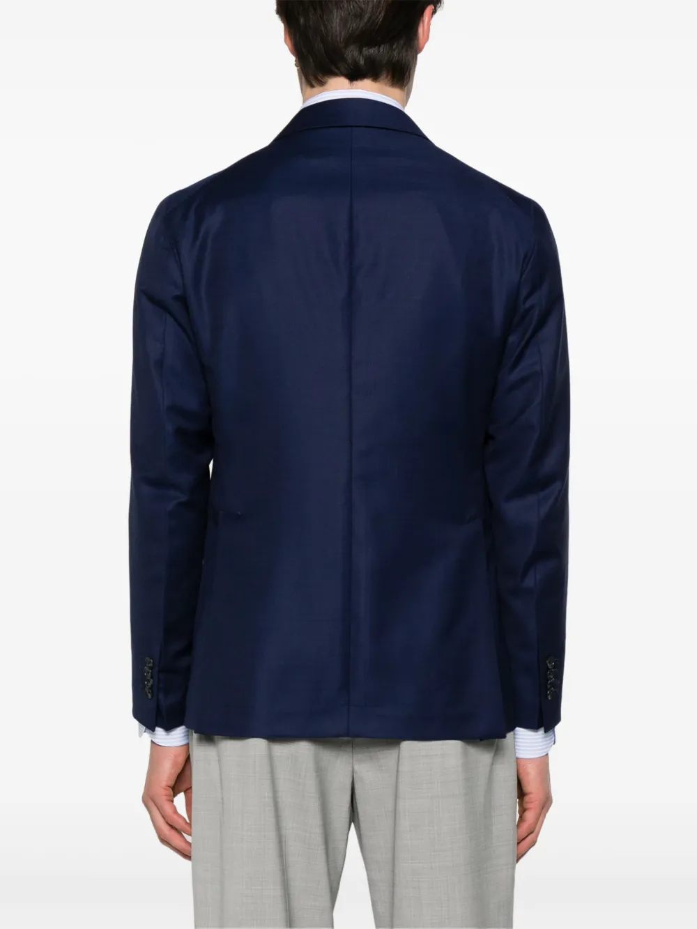 Tagliatore Blazer van scheerwol Blauw