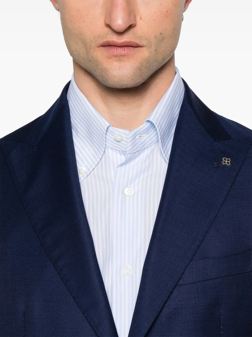 Tagliatore Blazer van scheerwol Blauw