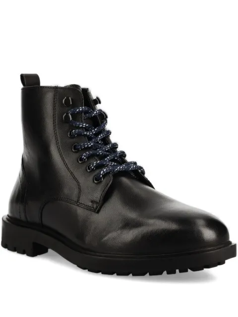 Sisley lace-up leather boots
