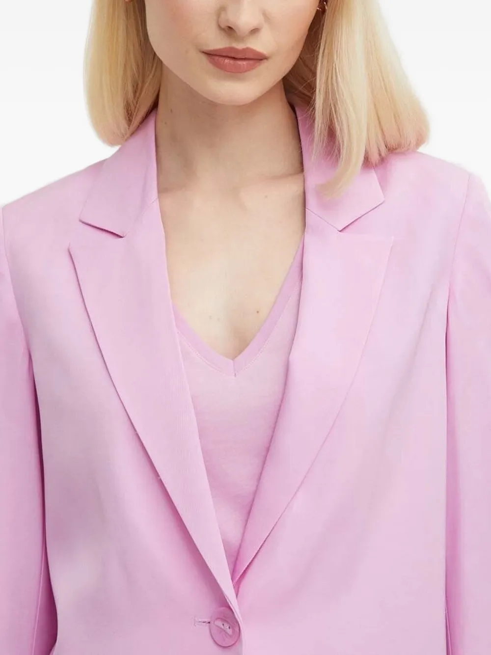 Sisley Paris Single-button Suit Jacket In Purple