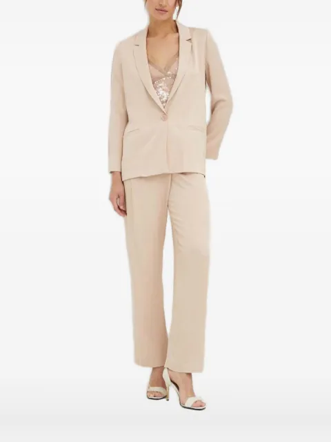 Sisley notched single-button blazer