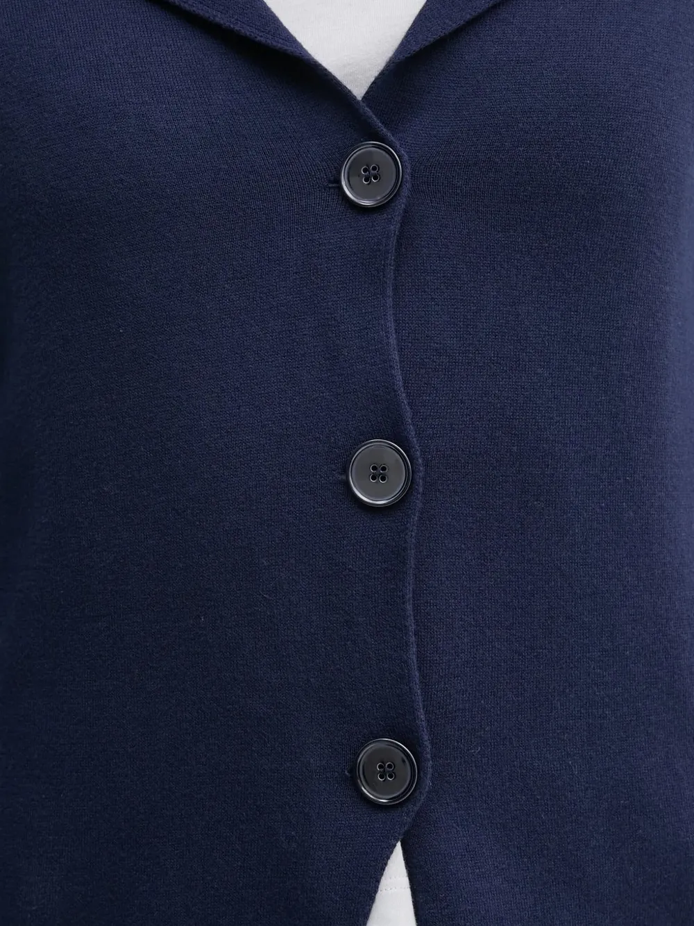 Sisley Paris Button-up Cardigan In Blue