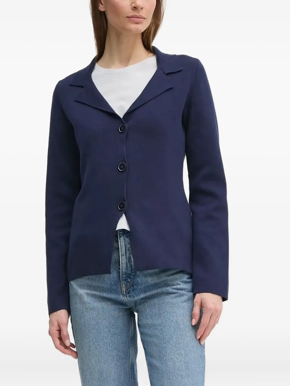 Sisley button-up cardigan - Blu