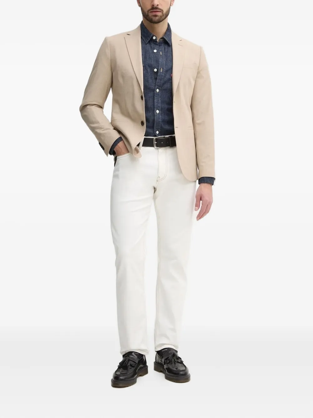 Sisley Geruite blazer Beige