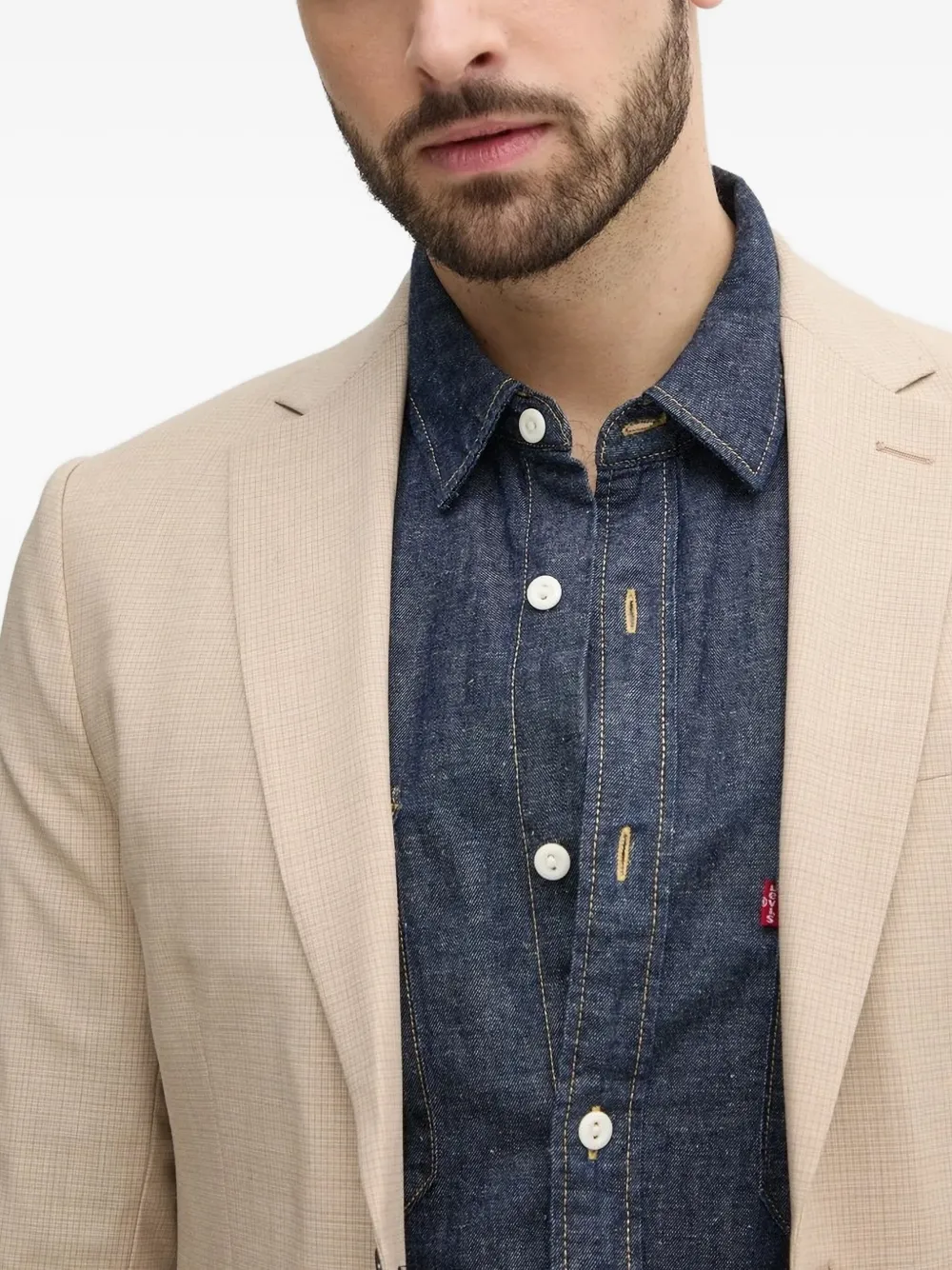 Sisley Geruite blazer Beige