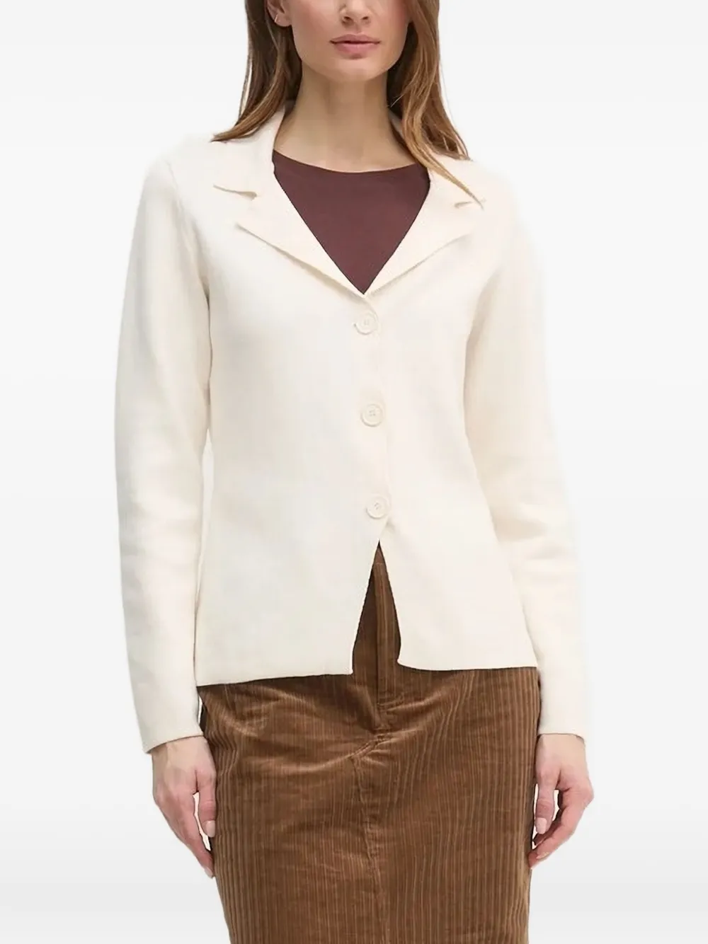 Sisley Paris Single-breasted Blazer In Metallic