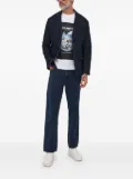Sisley two-button denim blazer - Blue