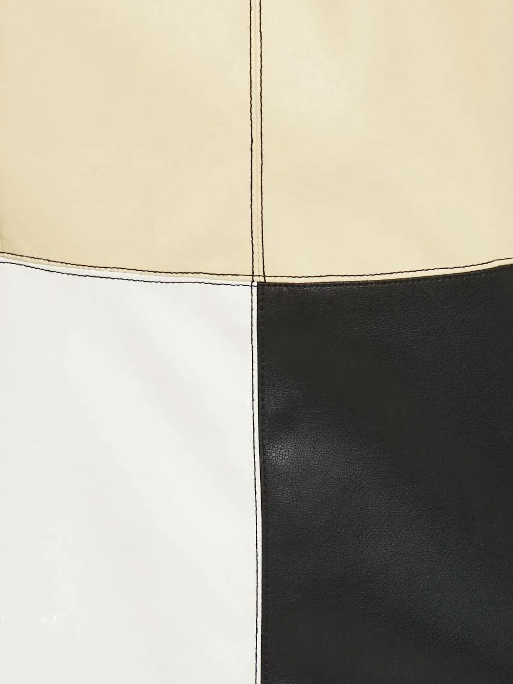 Sisley Paris Colour-block Sleeveless Mini Dress In Neutral