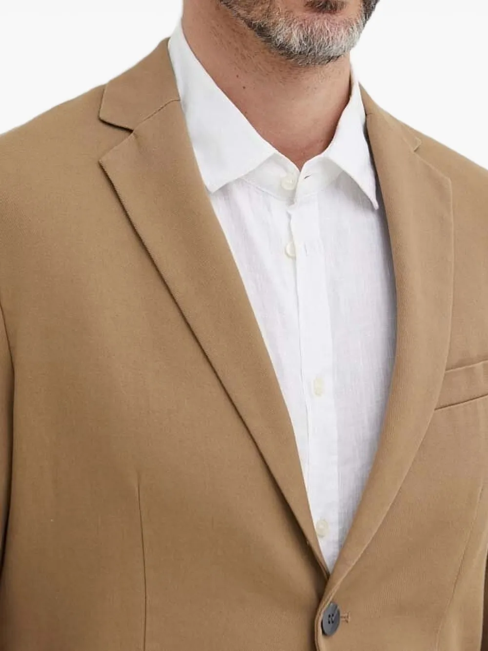 Sisley Blazer met twee knopen Beige