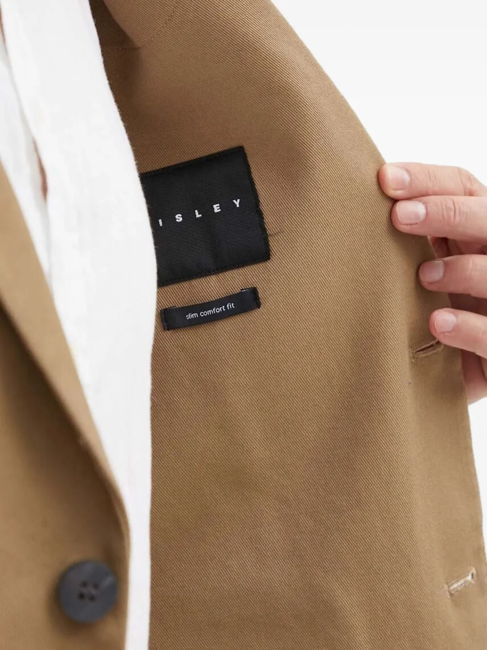 Sisley Blazer met twee knopen Beige