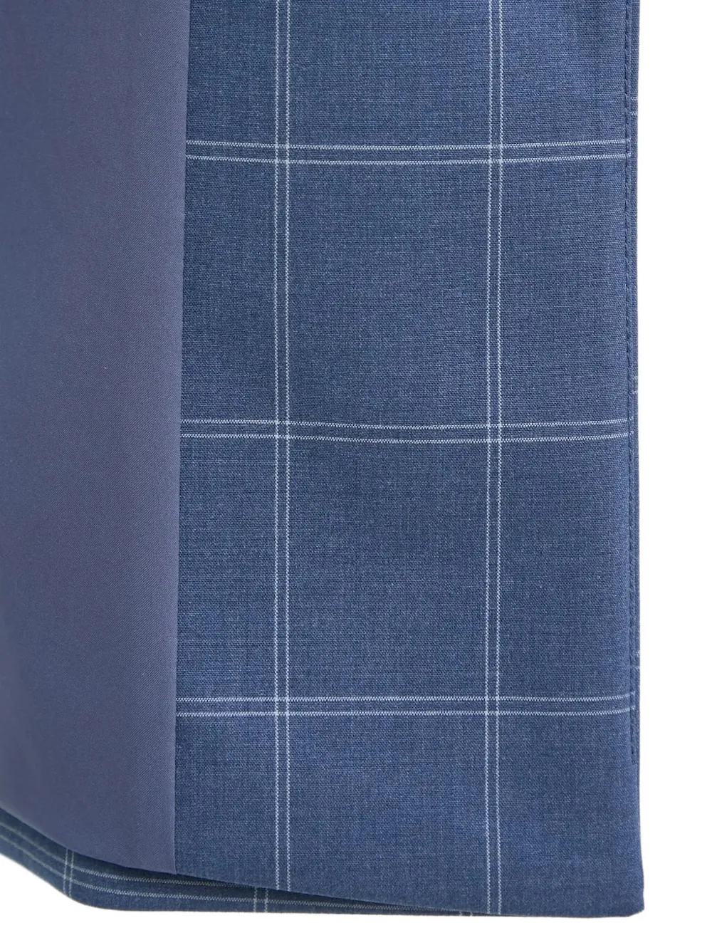 Sisley Geruite blazer verfraaid met roos Blauw