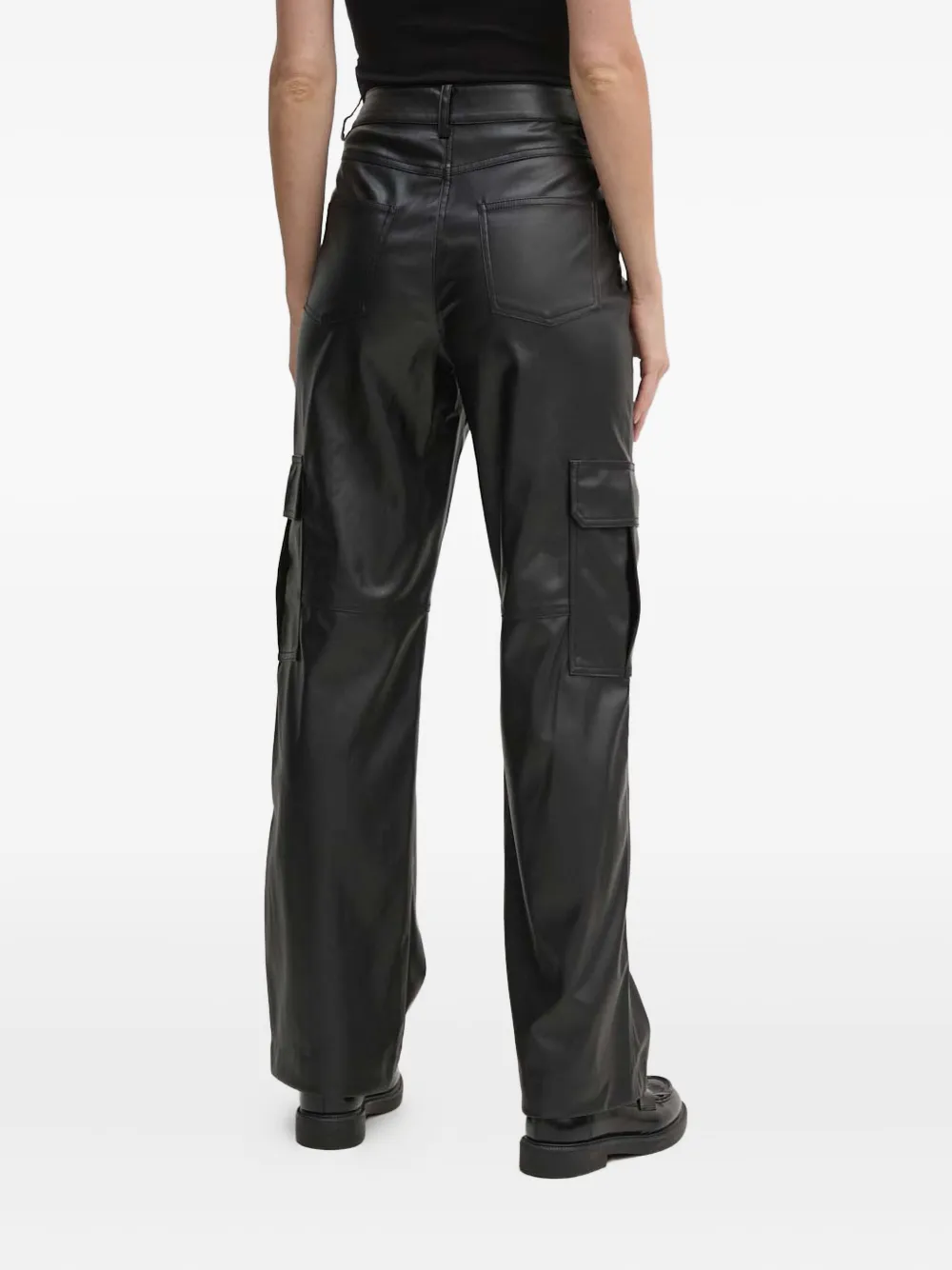 Sisley Paris Cargo Trousers In Black
