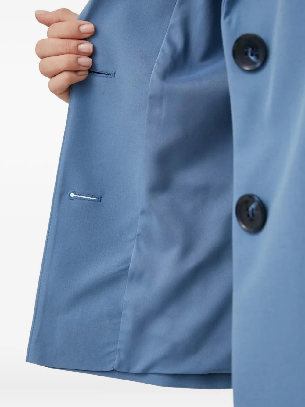 Sisley Paris Button-fastening Jacket In Blue