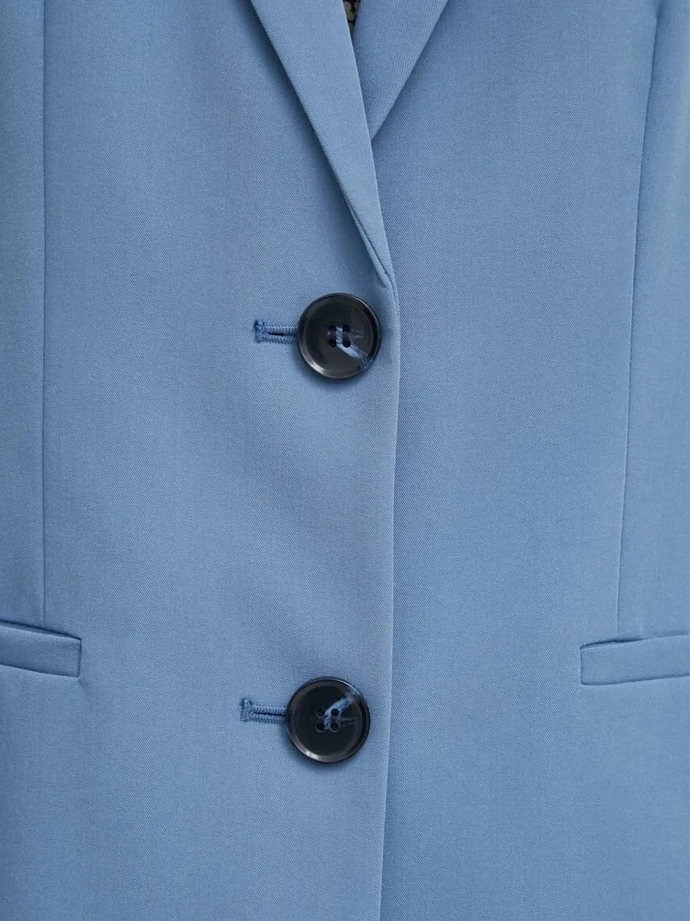Sisley Paris Button-fastening Jacket In Blue