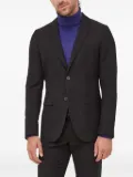 Sisley single-breasted flap-pocket blazer - Black