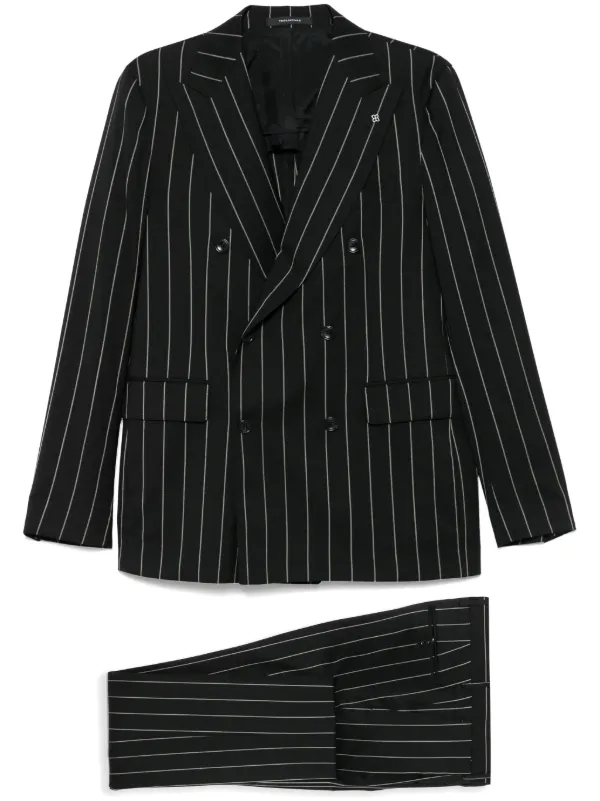 セットアップ TAGLIATORE TWO-PIECE SUIT IN PINSTRIPED STRETCH COTTON 28701702_58019314_600.jpg