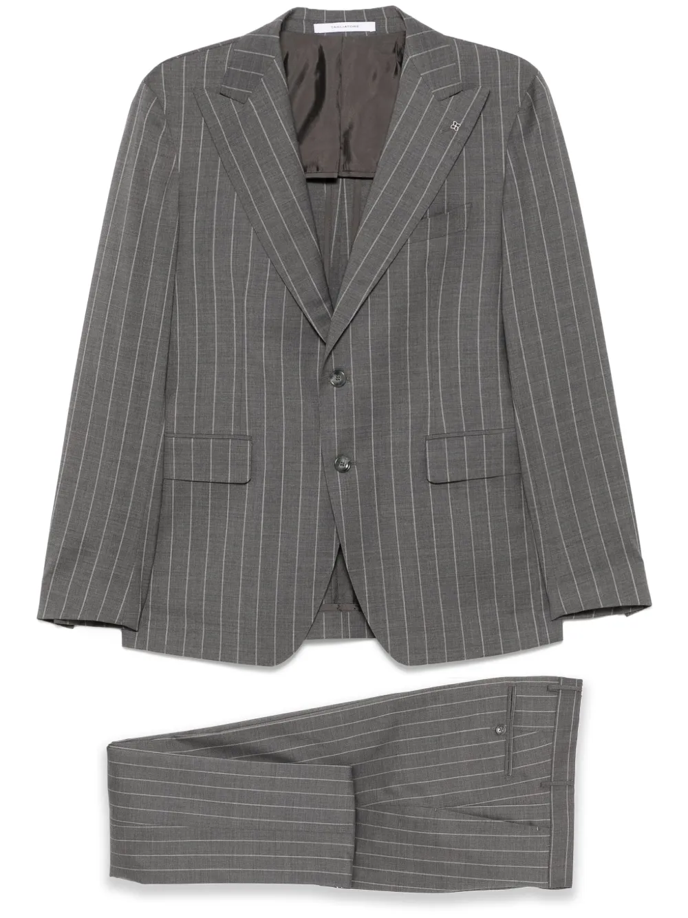 pinstriped suit