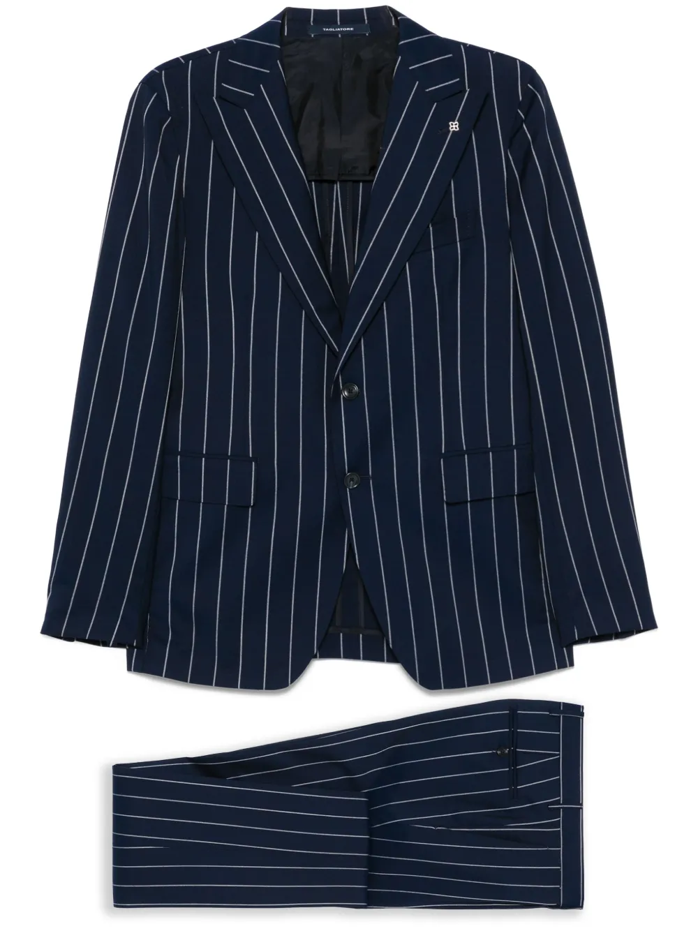 pinstriped suit