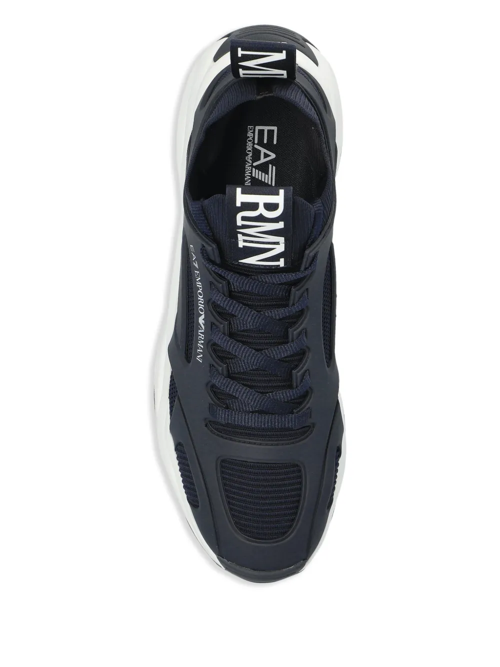 Ea7 Emporio Armani Sneakers met vlakken Blauw