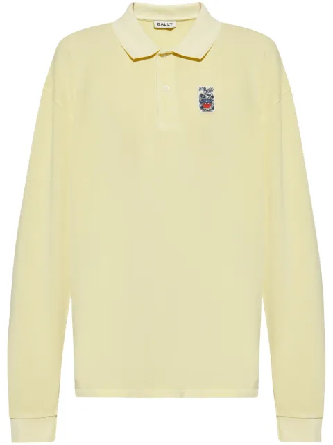 Bally Crest-appliqué polo shirt