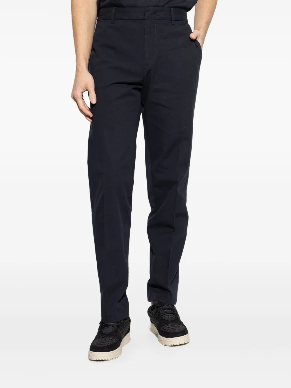 Emporio Armani Straight broek Blauw