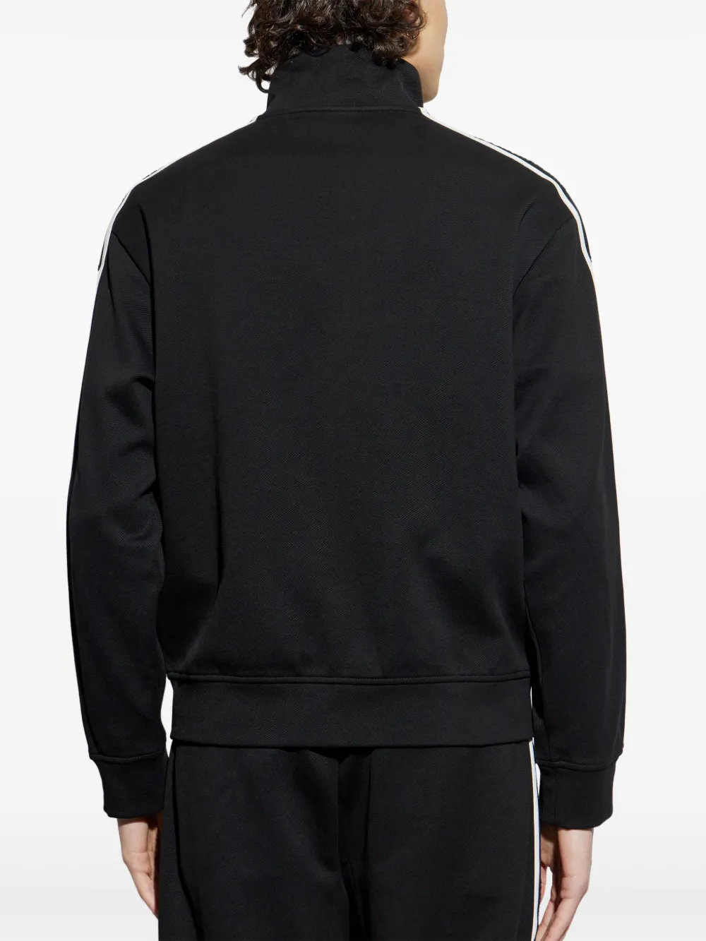 Emporio Armani Sweater met rits Zwart