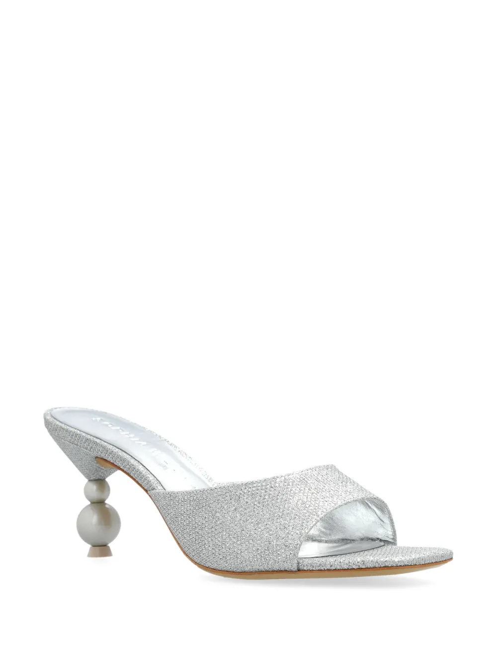 Sophia Webster 70mm Perla mules - Zilver