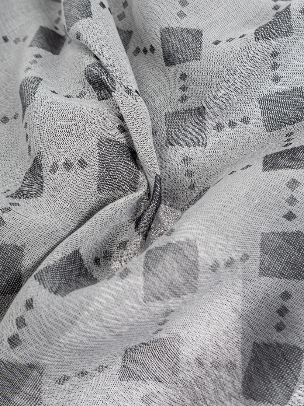 Emporio Armani monogram scarf - Grijs