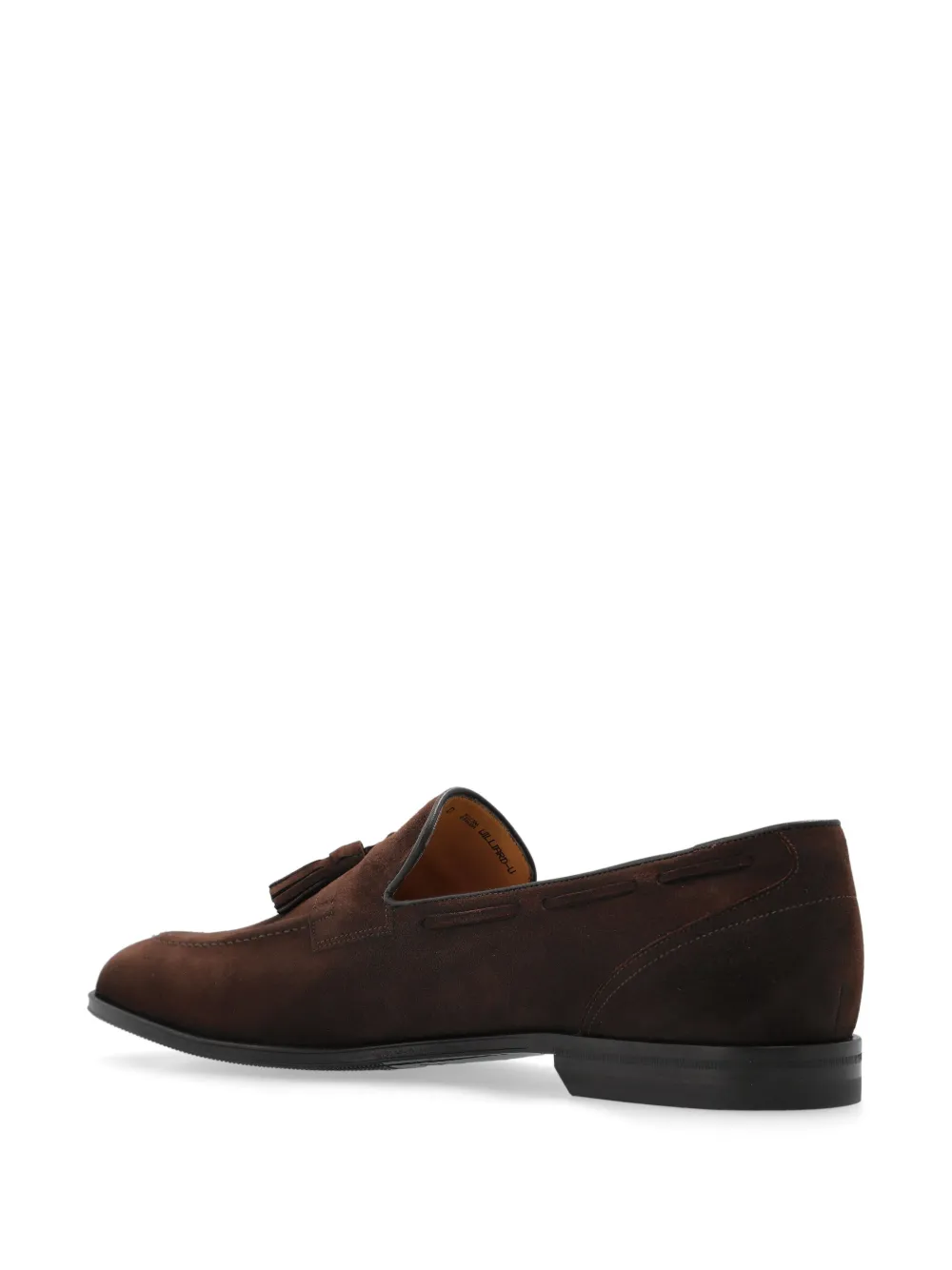 Bally Leren loafers Bruin