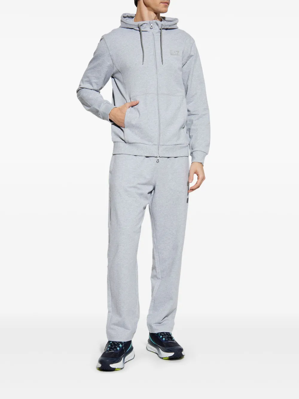 Ea7 Emporio Armani Katoenen trainingspak Grijs