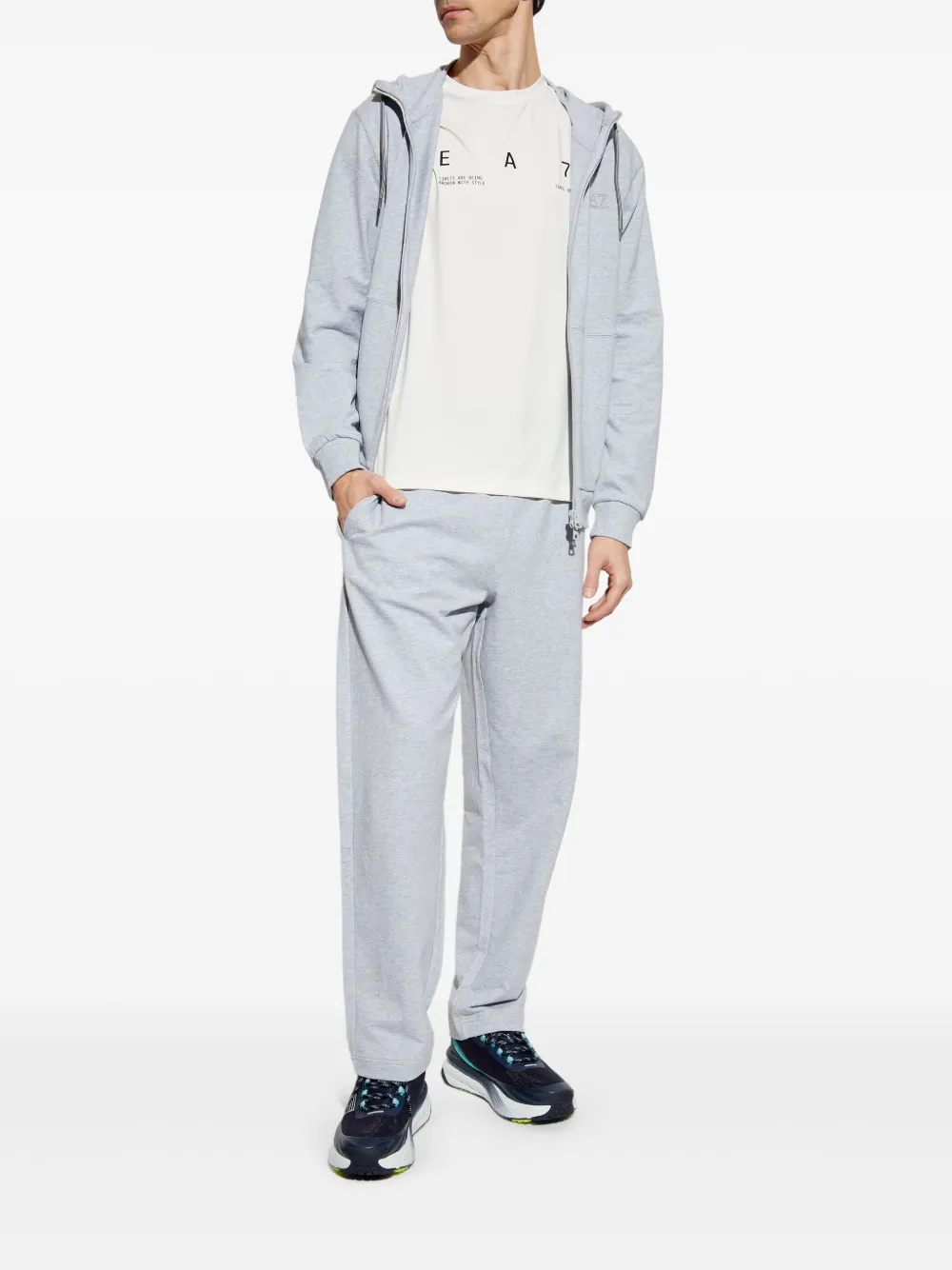 Ea7 Emporio Armani cotton tracksuit - Grijs