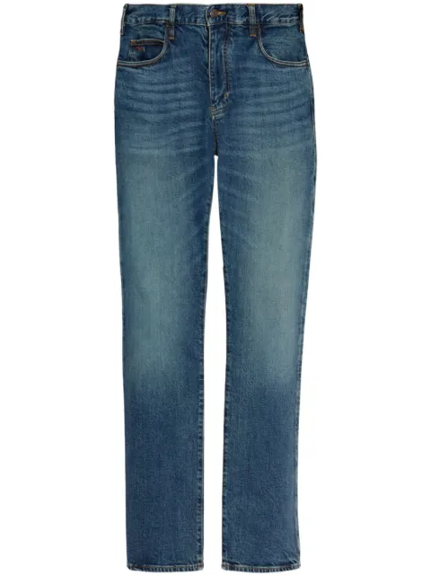 Emporio Armani logo-plaque jeans 