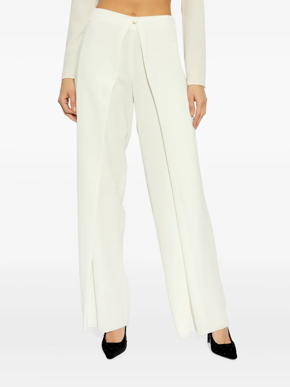 Emporio Armani Gelaagde broek - Wit