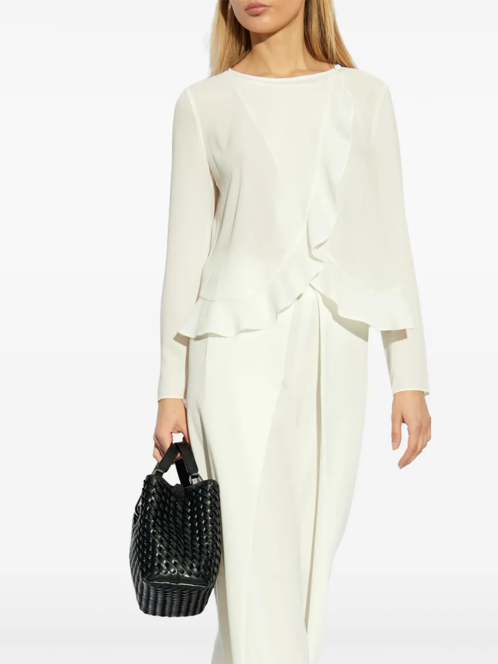 Emporio Armani Gelaagde broek Wit