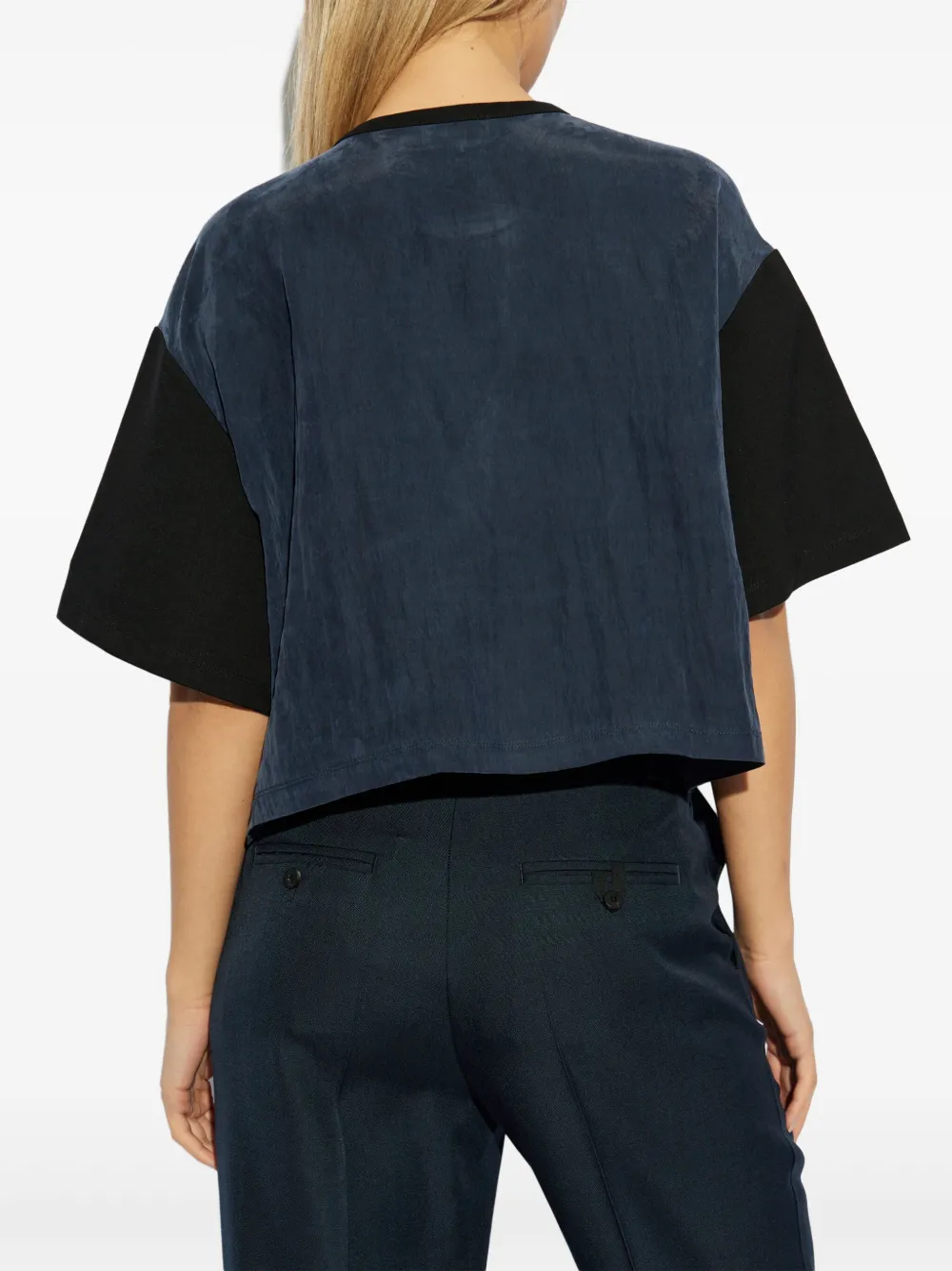 EMPORIO ARMANI PANELLED T-SHIRT