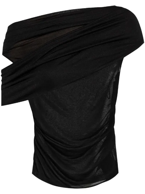 Haut à effet drapé - Blumarine - Modalova