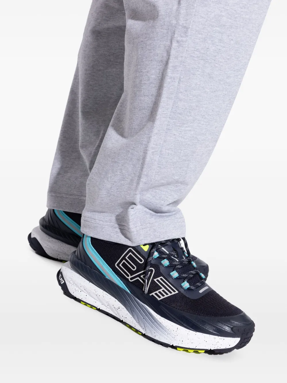 Ea7 Emporio Armani Crusher Distance Sonic Trail Sneakers | Blue