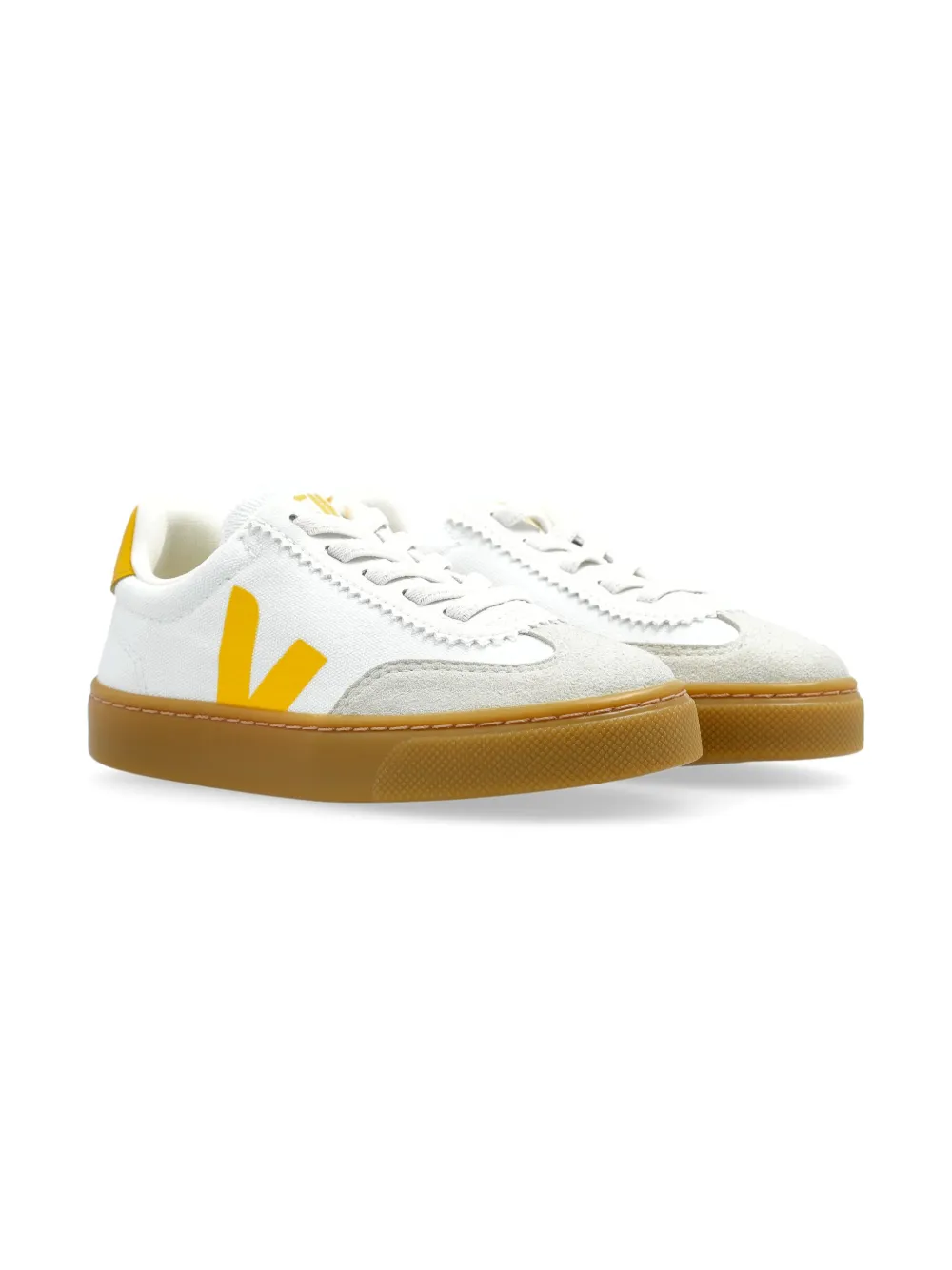 VEJA Kids Sneakers met logopatch Wit
