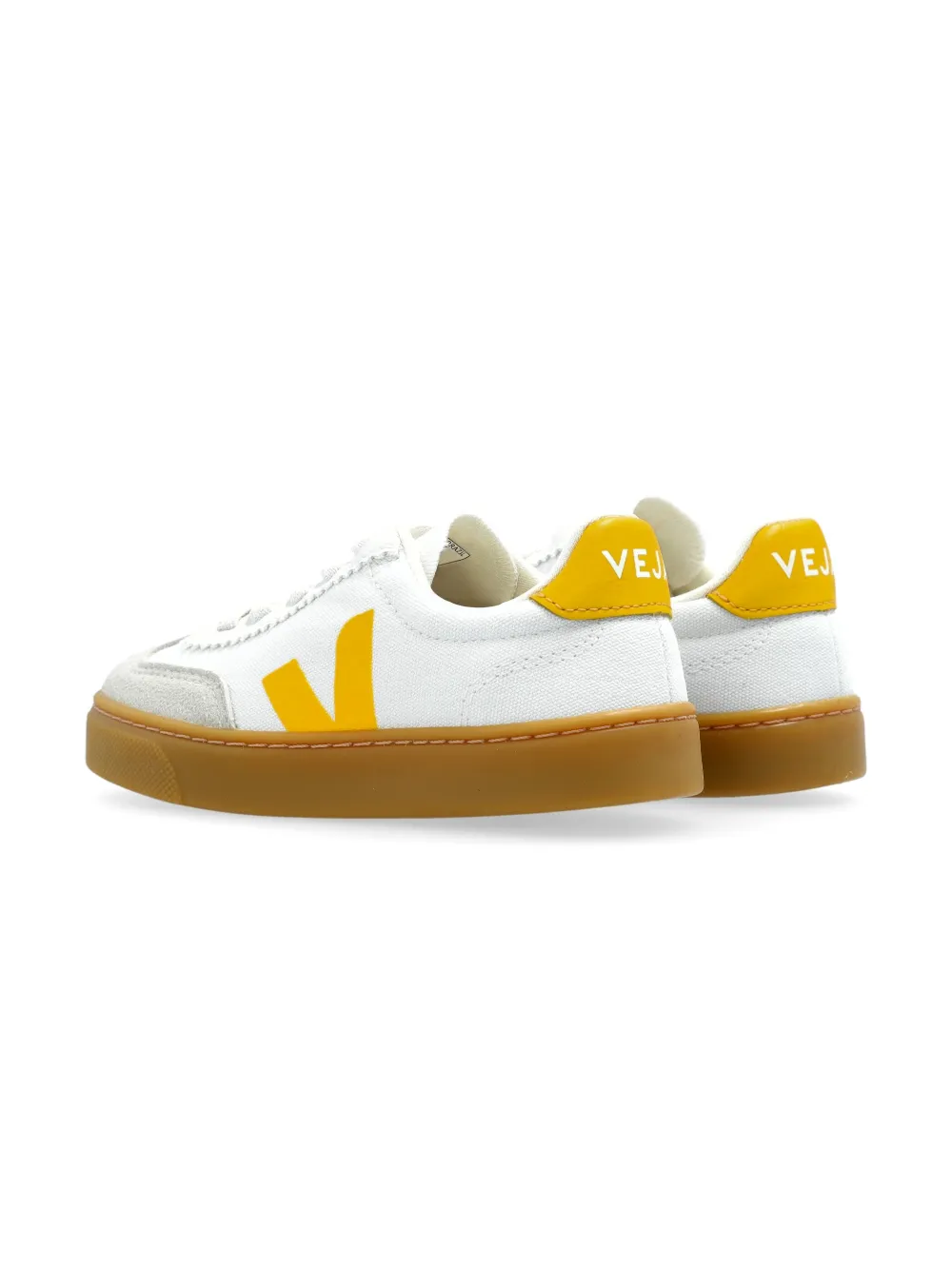 VEJA Kids logo-patch sneakers White