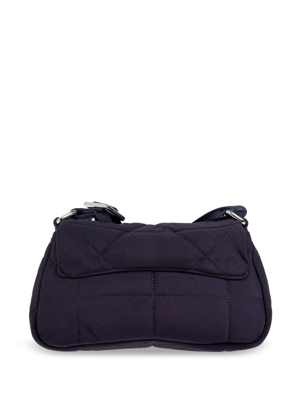 Emporio Armani Schoudertas met logo-jacquard Blauw